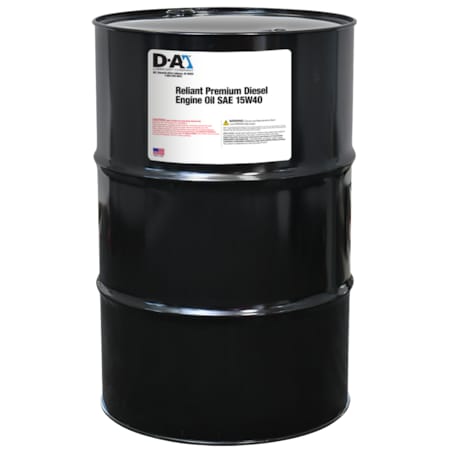 D-A Lubricant Co D-A Reliant Heavy Duty Engine Oil SAE 15W40, CK-4 - 55 Gallon Drum 52102